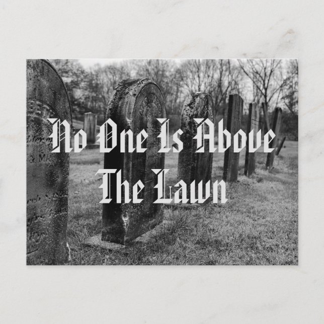 Cartão Postal Ninguém Está Acima Do Lado (Frente)