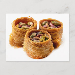 Cartão Postal Ninho de pássaro baklava