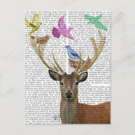 Cartão Postal Ninhos de veados e aves Ninhos de pastel