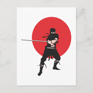 Cartão Postal Ninja