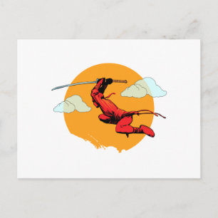 Cartão postal Ninja