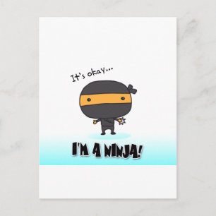 CARTÃO POSTAL NINJA