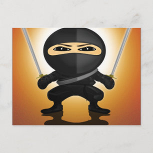 Cartão Postal Ninja Boy