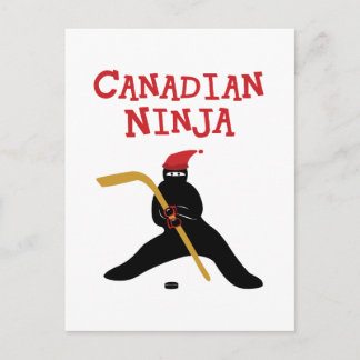 Cartão Postal Ninja canadense