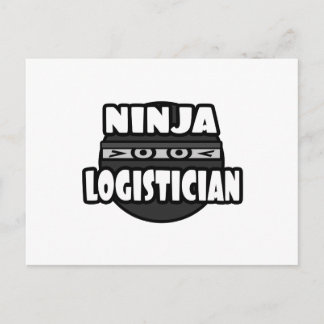 Cartão Postal Ninja Logistician