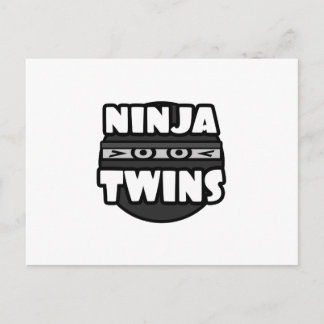 Cartão Postal Ninja Twins