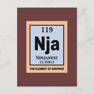 Cartão Postal Ninjanês