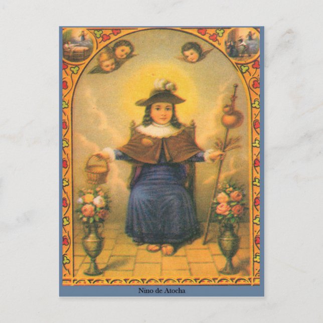 Cartão Postal Nino de Atocha (Frente)