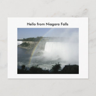 Cartão Postal Niragara Fall (70), Hello from Niagara Falls