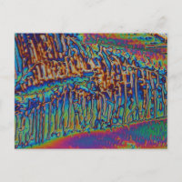Nitrato de gálio ao microscópio