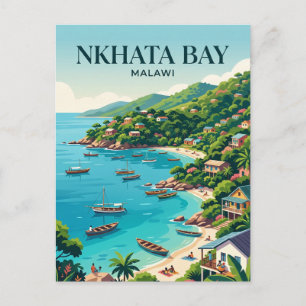 Cartão Postal Nkhata Bay Malawi