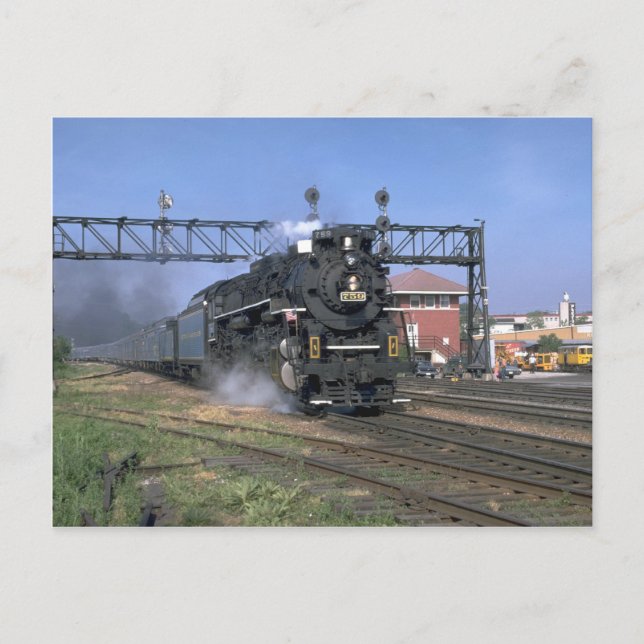 Cartão Postal NKP 2-8-4 Berkshire (Frente)