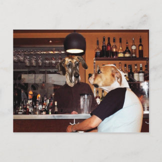 Cartão Postal No bar