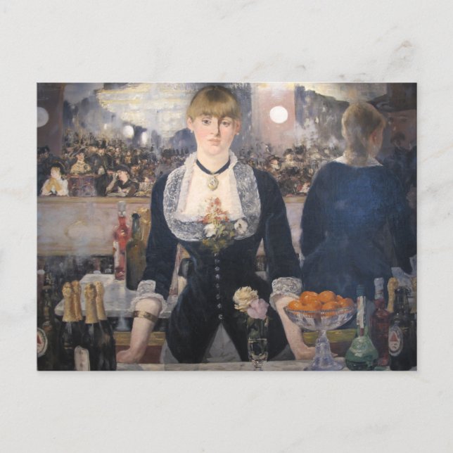 Cartão Postal No bar do maneta de Edouard, um herdeiro dos louco (Frente)