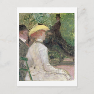 Cartão Postal No Bois de Boulogne, 1901 (óleo na canvas)