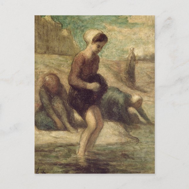 Cartão Postal No bordo da água, c.1849-53 (Frente)