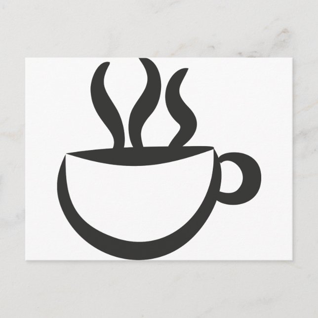 Cartão Postal No café? (Frente)