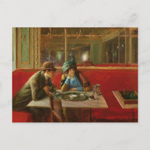 Cartão Postal No café