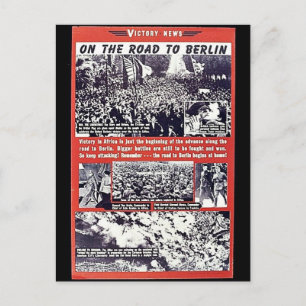 Cartão Postal No Caminho Para Berlim