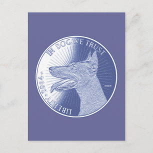 Cartão Postal No cão