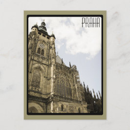 Cartão Postal No Castelo de Praga