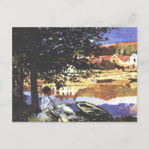 Cartão Postal No cerco de Bennecourt - Claude Monet - c1900