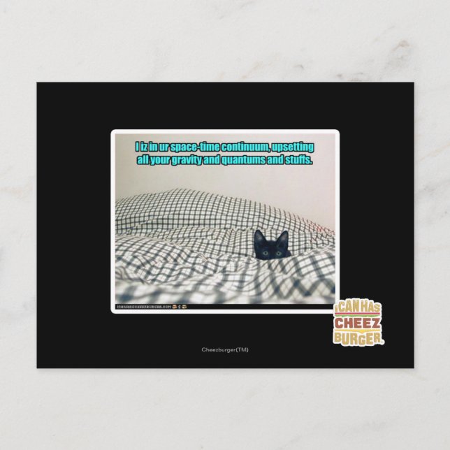 Cartão Postal No Continuum de Tempo de Espaço (Frente)
