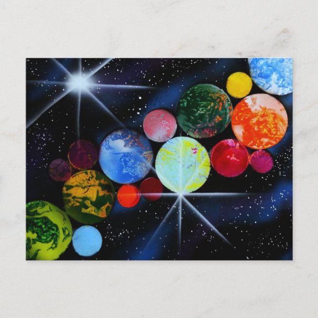Cartão Postal No Espaço (Frente)