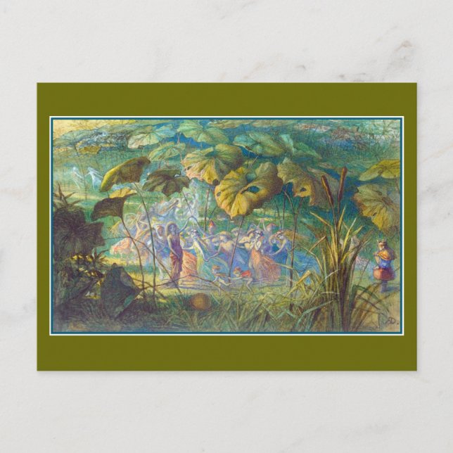 Cartão Postal No Fairyland: Uma dança Elfin (Frente)