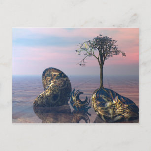 Cartão Postal No infinito plano fractal 3D