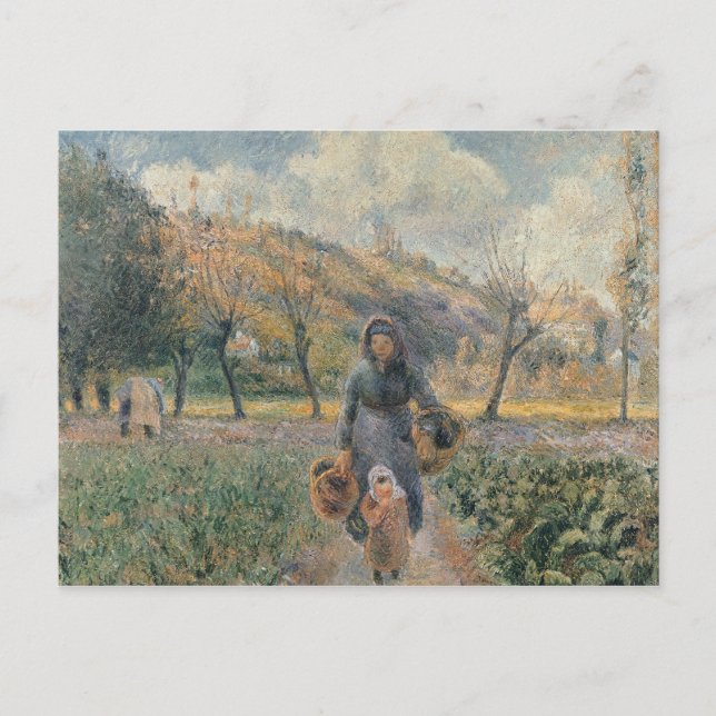 Cartão Postal No jardim (Frente)