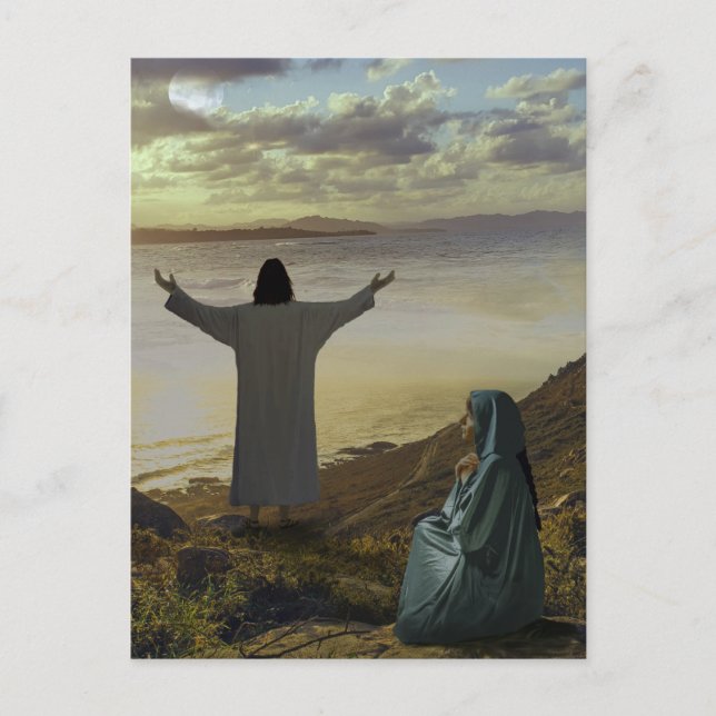 Cartão Postal No mar da Galileia (Frente)