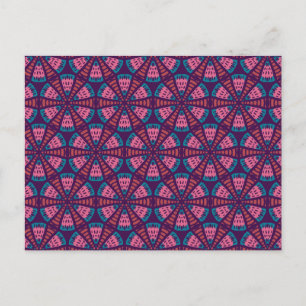 Cartão Postal No Microscópio - Estranho Geométrico de Abstrato