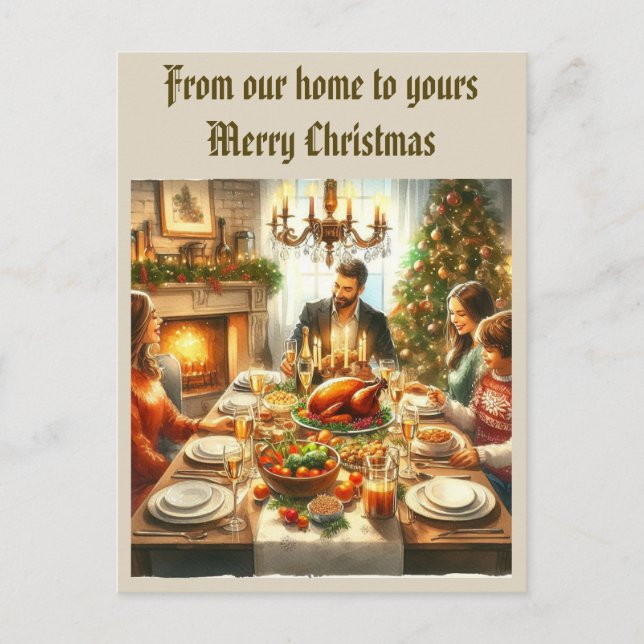 Cartão Postal No Natal do Miles (Frente)