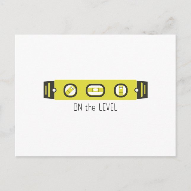 Cartão Postal No Nível (Frente)