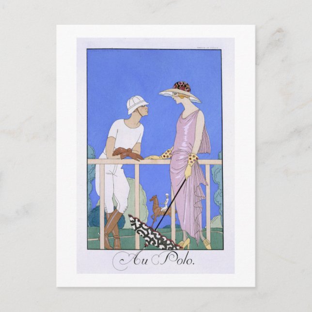 Cartão Postal No Polo, 1920-29 (impressão de pochoir) (Frente)