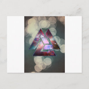 Cartão Postal Nó Triplo Cósmico