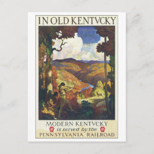 Cartão Postal No Velho Kentucky Pennsylvania Railroad