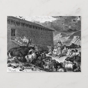 Cartão Postal Noah e a Arca