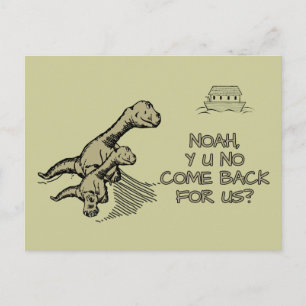Cartão Postal Noah, nenhum de Y U voltado para nós?