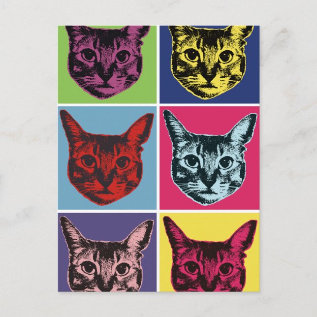 Cartão Postal Nobigao Pop Cat (Frente)