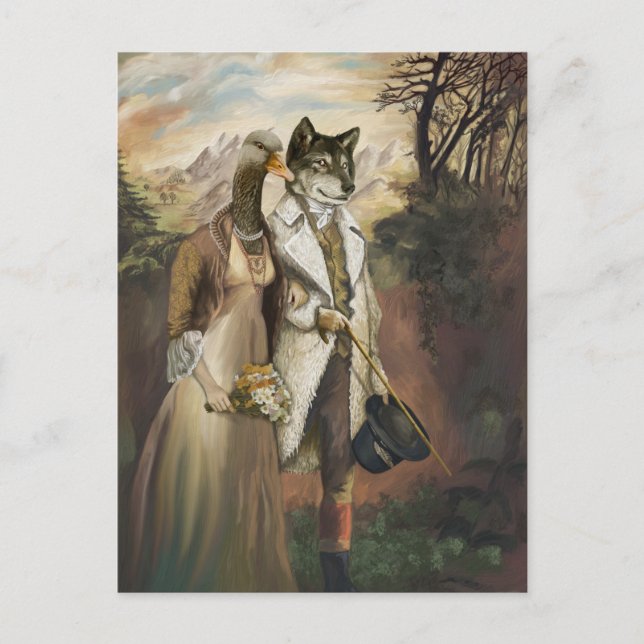 Cartão Postal Noble Beasts - Wolf in Sheep's Clothing (Frente)