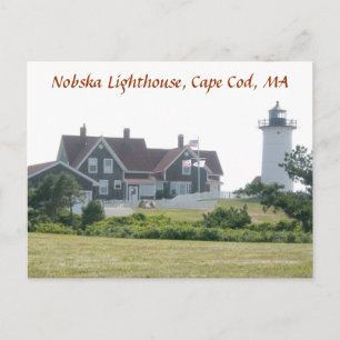 Cartão Postal Nobska Lighthouse, Cape Cod, Cartão-postal MÃE n