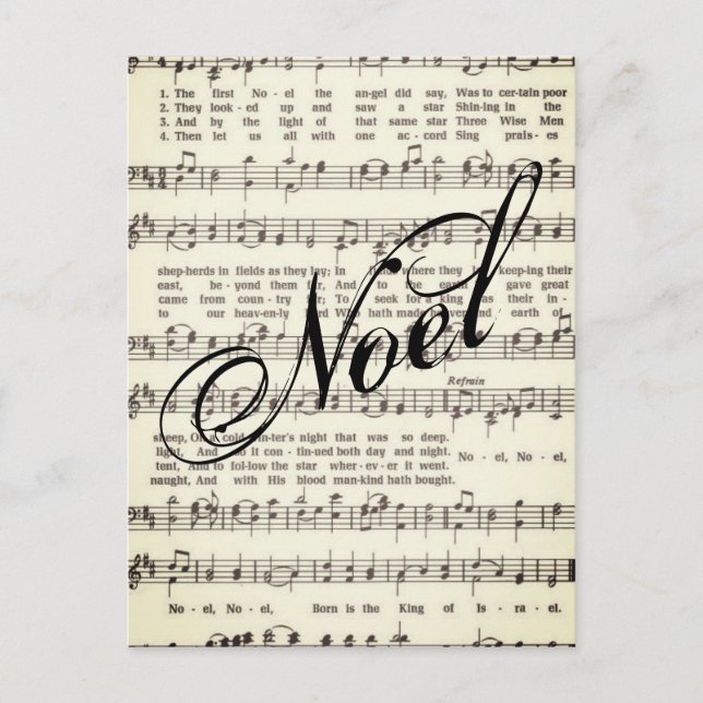 Cartão Postal Noel (Frente)