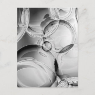 Cartão Postal Noir Bubbles