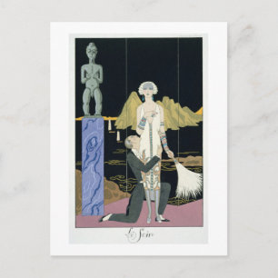 Cartão Postal Noite, 1925 (impressão de pochoir)