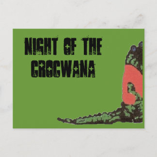 Cartão Postal noite da crocwana