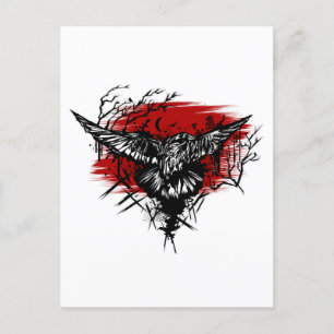 Cartão Postal Noite de Corvos