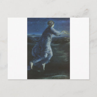 Cartão Postal Noite de Edward Burne-Jones