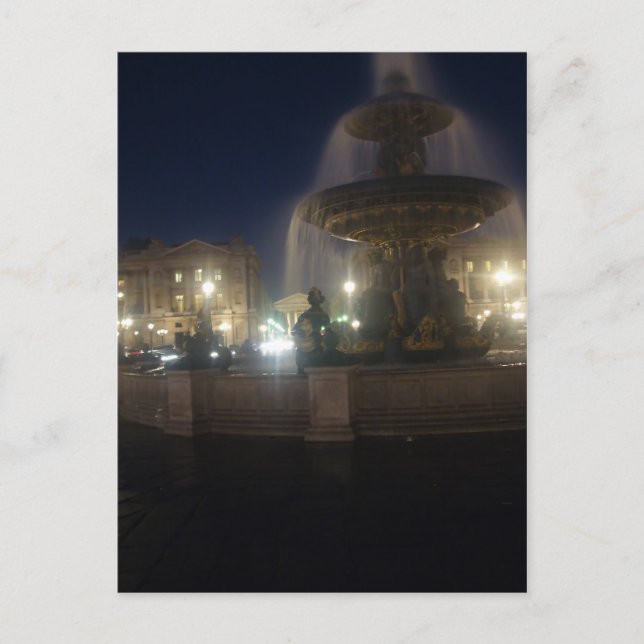 Cartão Postal Noite de Fizzy (Frente)